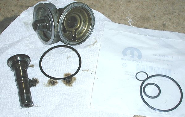 Jeep 4.0 oil filter adapter #3